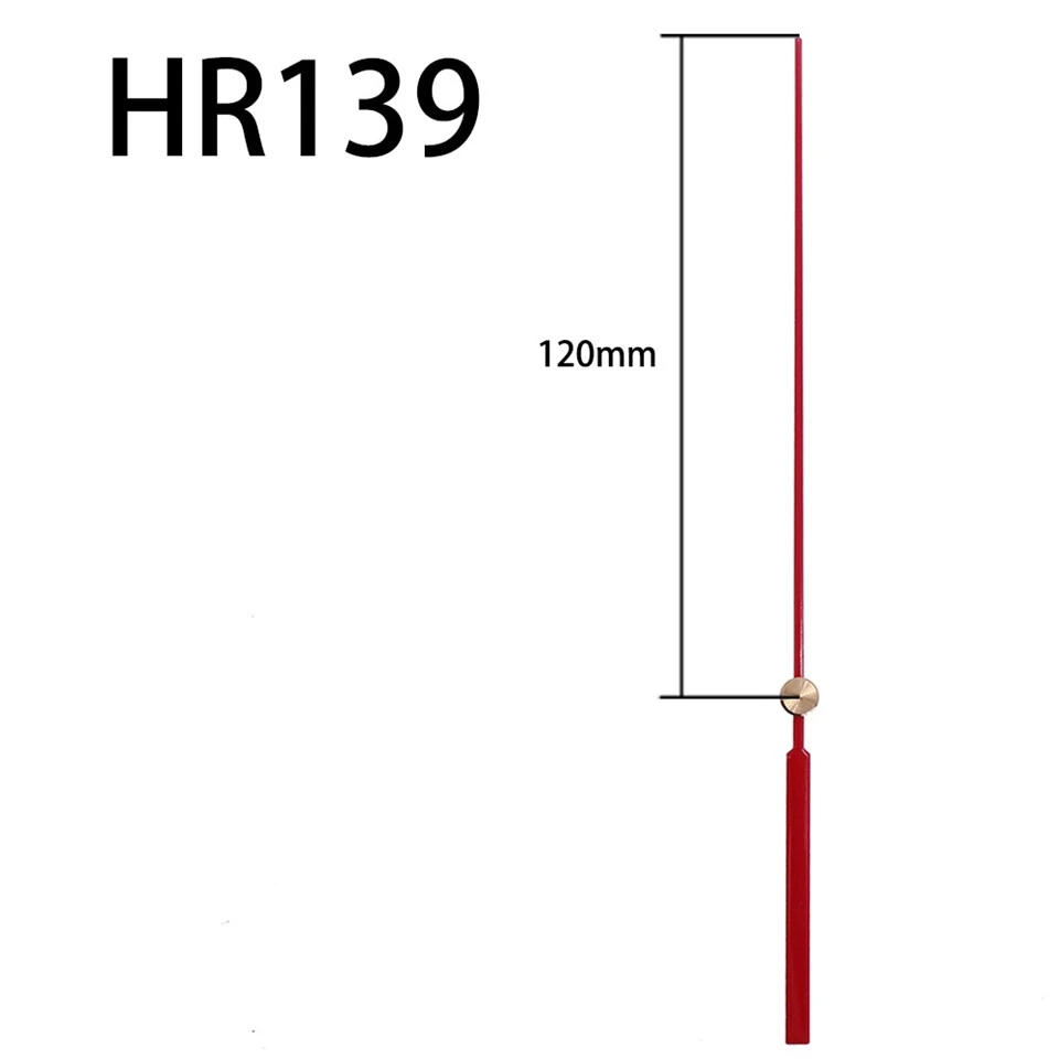 Стрелка на часовник HR139 Червени секунди със златна глава